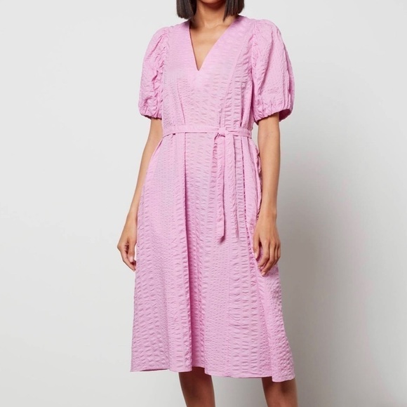 Baum Und Pferdgarten Azalia Midi Dress Orchid Size 40 NWT - Picture 1 of 12